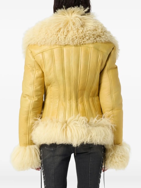 Blumarine snap-button fastening jacket - Yellow - zdjęcie produktu nr 2