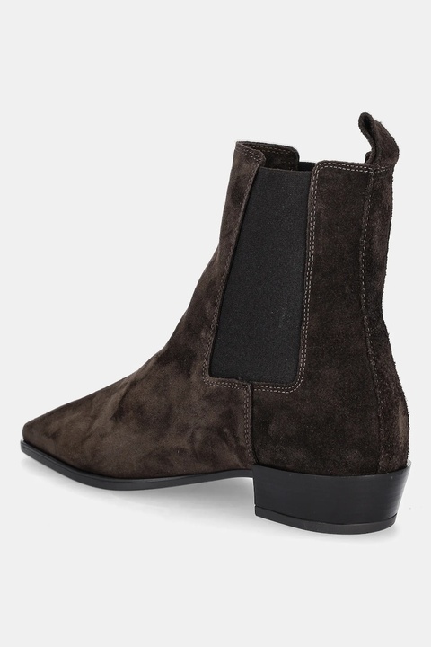 Copenhagen sztyblety zamszowe damskie kolor brązowy na płaskim obcasie CPH294 suede - zdjęcie produktu nr 2