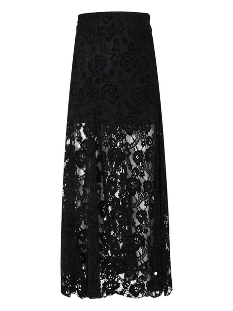 ALOHAS lace-panel maxi skirt - Black - zdjęcie produktu nr 1