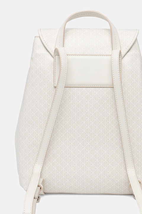 Calvin Klein plecak damski kolor biały mały wzorzysty LV04F3271G - zdjęcie produktu nr 2