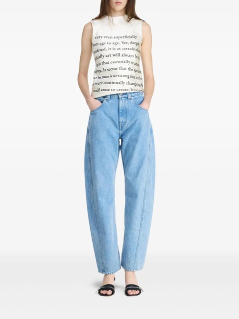 JW Anderson twisted slim-fit jeans - Blue - zdjęcie produktu nr 2