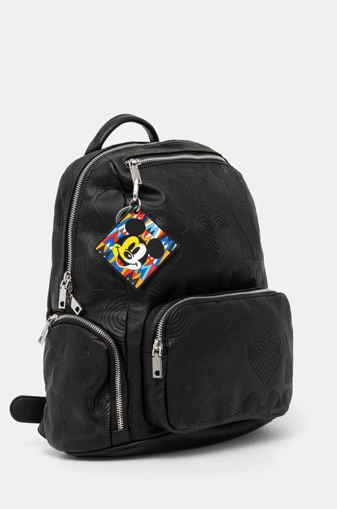 Desigual plecak ALL MICKEY CHESTER damski kolor czarny mały 25SAKP04 - zdjęcie produktu nr 1