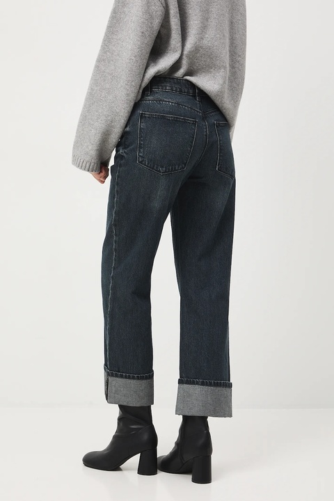 Medicine jeansy bawełniane damskie kolor szary - zdjęcie produktu nr 1