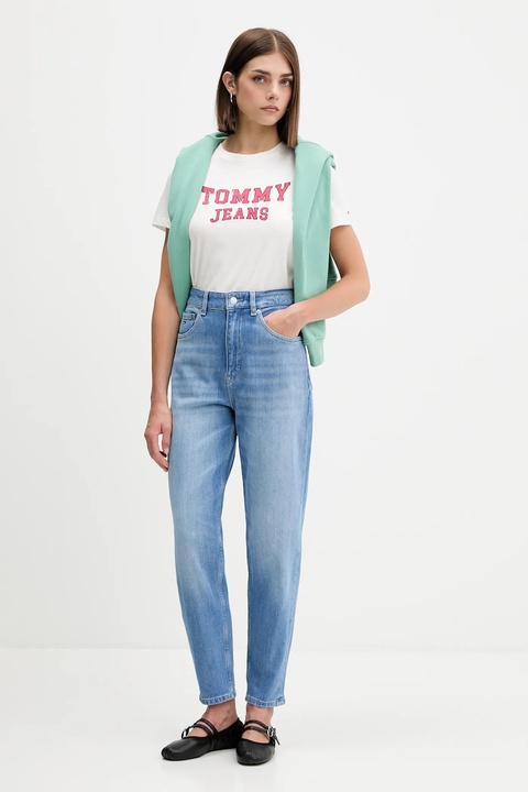 Tommy Jeans jeansy damskie high waist DW0DW21816 - zdjęcie produktu nr 1