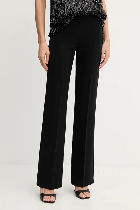 Twinset spodnie damskie kolor czarny dzwony high waist 252TF2013 - zdjęcie produktu nr 1
