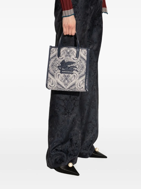 ETRO small Love Trotter paisley-pattern tote bag - Blue - zdjęcie produktu nr 2