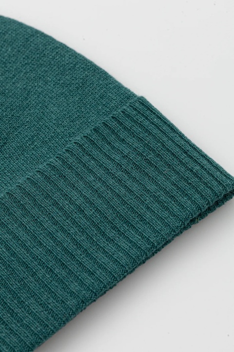 United Colors of Benetton czapka wełniana kolor zielony 1002DA010 - zdjęcie produktu nr 1