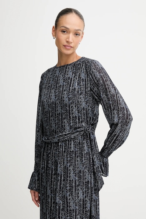 Pepe Jeans sukienka kolor granatowy maxi rozkloszowana PL9537722 - zdjęcie produktu nr 1
