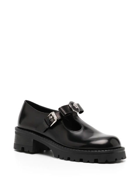 Versace Gianni Ribbon leather loafers - Black - zdjęcie produktu nr 2