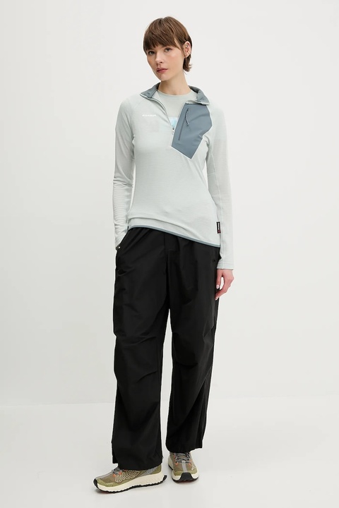 Mammut bluza sportowa Aenergy Light kolor zielony z aplikacją 1014-05531 - zdjęcie produktu nr 2