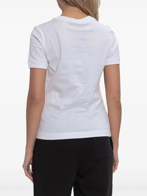 Dolce & Gabbana embroidered-logo T-shirt - White - zdjęcie produktu nr 1