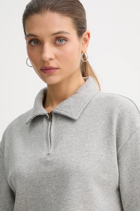 United Colors of Benetton polo bawełniane x Stranger Things damski kolor szary 33NVD3015 - zdjęcie produktu nr 2