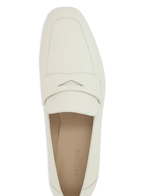 Le Monde Beryl leather loafers - White - zdjęcie produktu nr 2