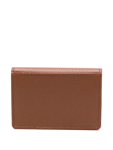Ferragamo Gancini-emblem cardholder - Brown - zdjęcie produktu nr 1