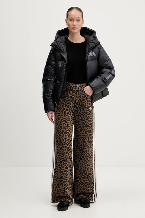 adidas Originals jeansy damskie kolor brązowy KA2680 - zdjęcie produktu nr 2