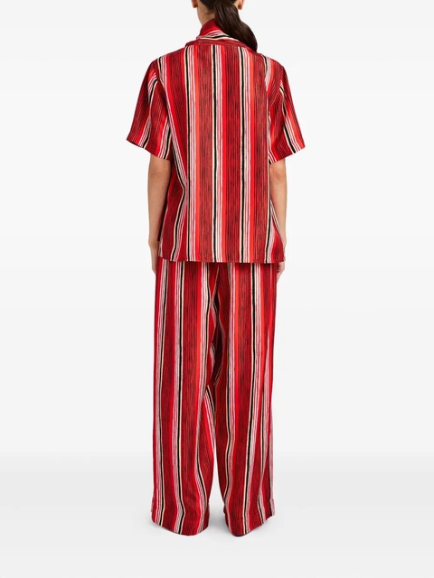 Proenza Schouler Amira striped blouse - Red - zdjęcie produktu nr 2