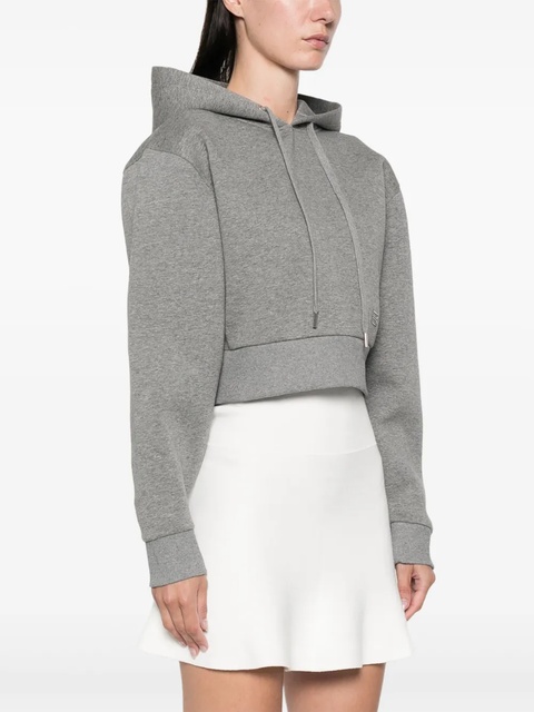 Victoria Beckham cropped hoodie - Grey - zdjęcie produktu nr 2