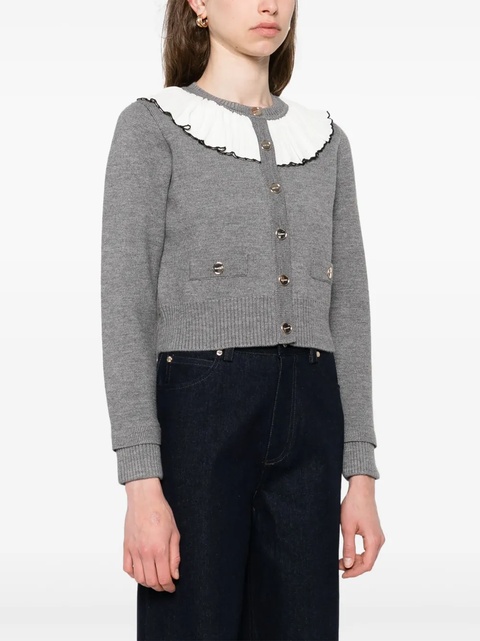 SANDRO round-collar cardigan - Grey - zdjęcie produktu nr 2
