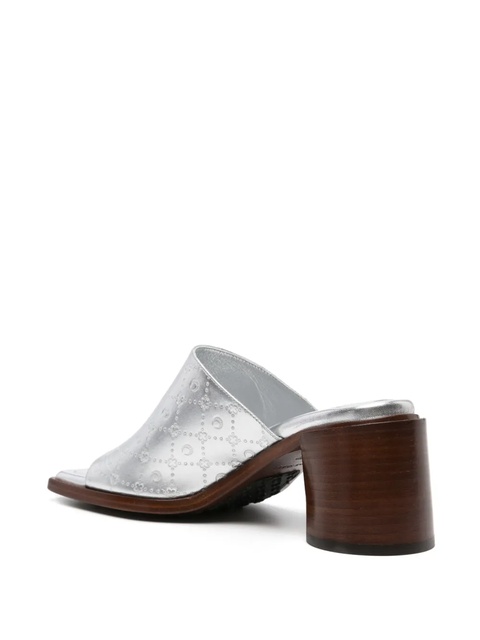Marine Serre 75mm Ms sandals - Silver - zdjęcie produktu nr 2