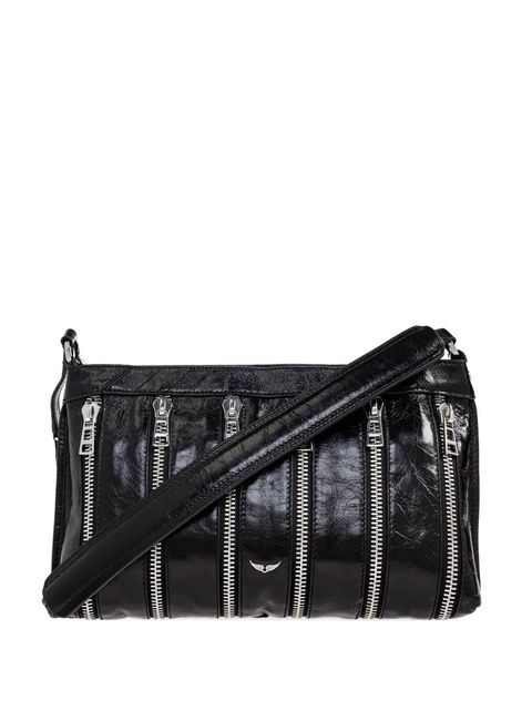 Zadig&Voltaire Sunny Moody multiple-zip leather shoulder bag - Black - zdjęcie produktu nr 1