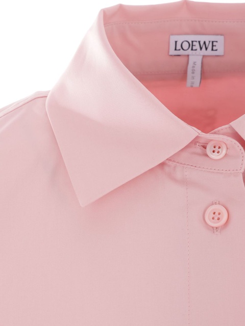 LOEWE poplin-cotton shirt - Pink - zdjęcie produktu nr 2