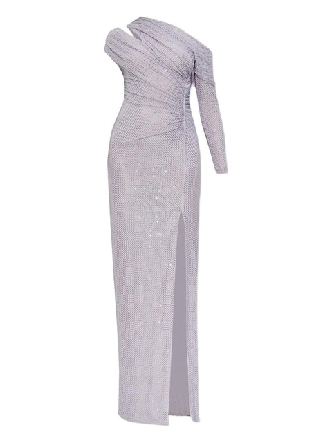 Self-Portrait rhinestone-embellished dress - Purple - zdjęcie produktu nr 1
