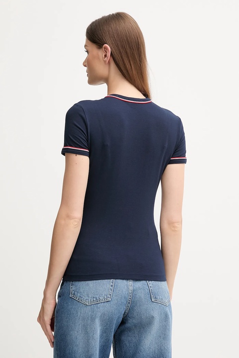 Lacoste t-shirt damski kolor granatowy TF5289 - zdjęcie produktu nr 2