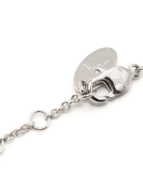 Vivienne Westwood Orb pendant chain bracelet - Silver - zdjęcie produktu nr 2