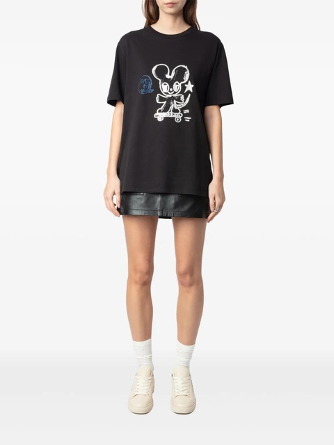 Zadig&Voltaire Edwin Happy Mouse t-shirt - Black - zdjęcie produktu nr 2