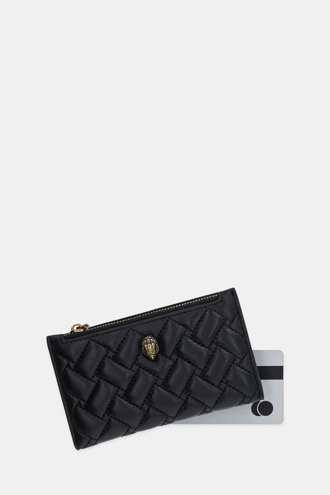 Kurt Geiger London portfel skórzany KENSINGTON damski kolor czarny 4703900109 - zdjęcie produktu nr 2