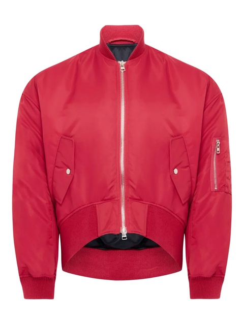 JW Anderson boxy zip-front bomber jacket - Red - zdjęcie produktu nr 1