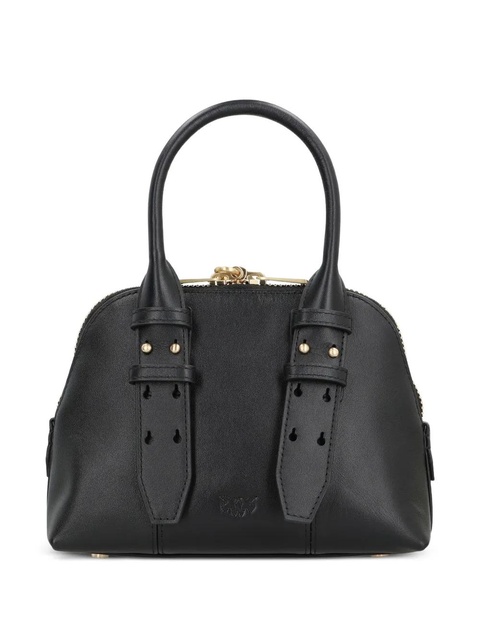 PINKO logo-detailing leather shoulder bag - Black - zdjęcie produktu nr 2