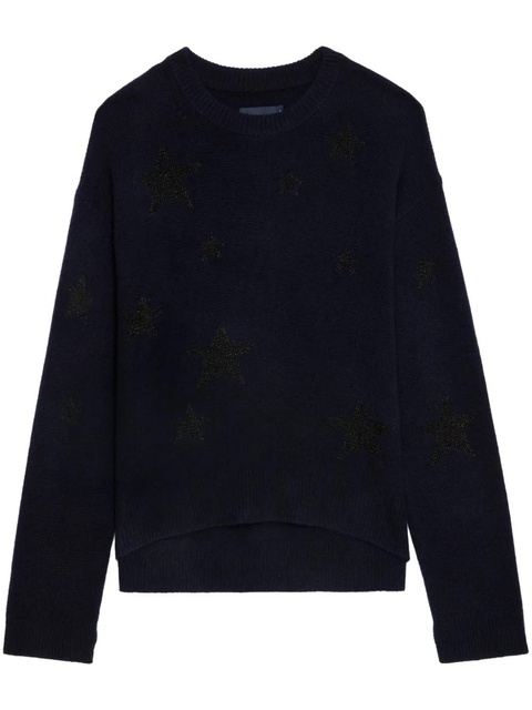 Zadig&Voltaire sequin-embellished jumper - Blue - zdjęcie produktu nr 1