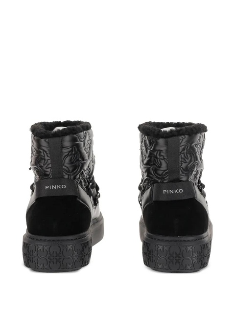 PINKO quilted platform boots - Black - zdjęcie produktu nr 2
