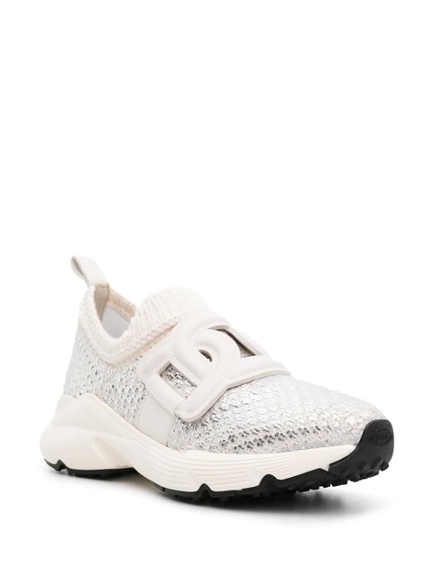Tod's Kate metallic slip-on sneakers - White - zdjęcie produktu nr 2