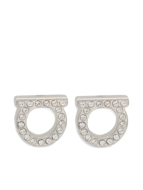 Ferragamo Gancini stud earrings - Silver - zdjęcie produktu nr 2