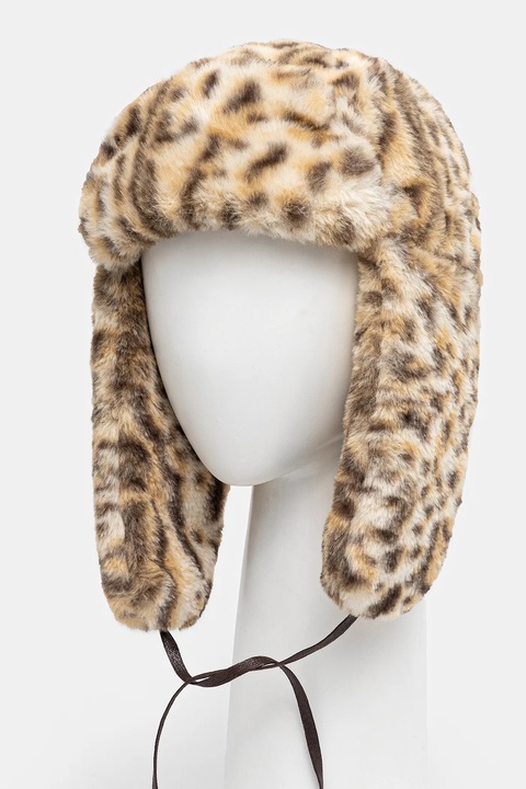 Kangol czapka LEOPARD TRAPPER kolor brązowy K4266ST.SL156 - zdjęcie produktu nr 1