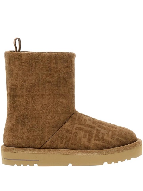 FENDI FF-motif boots - Brown - zdjęcie produktu nr 1