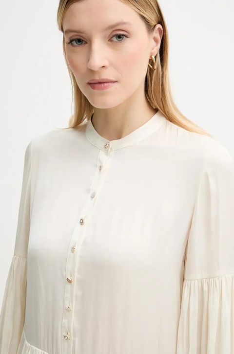 ZADIG&VOLTAIRE sukienka kolor beżowy mini rozkloszowana WWDR02451 - zdjęcie produktu nr 2