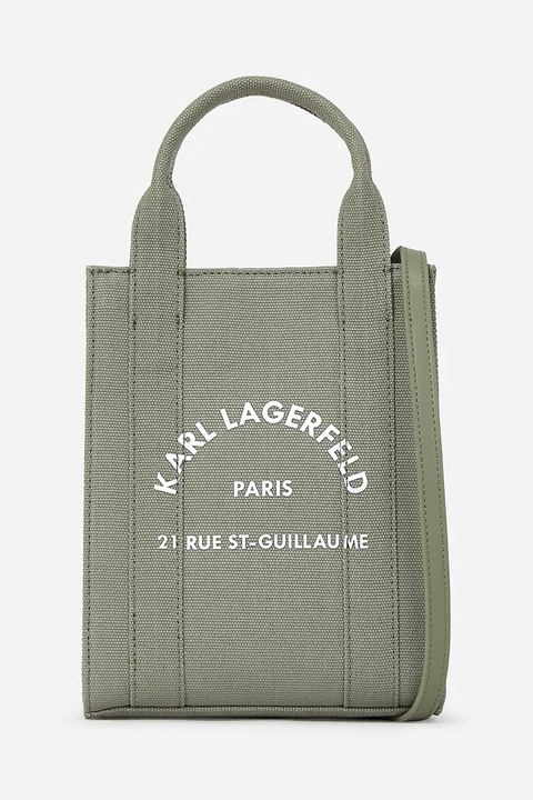 Karl Lagerfeld torebka kolor zielony A1W50039 - zdjęcie produktu nr 1