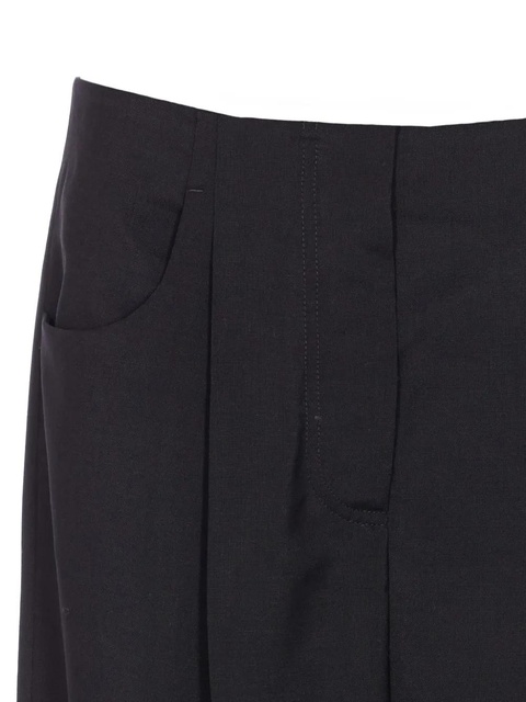 FENDI pleated-front trousers - Black - zdjęcie produktu nr 2