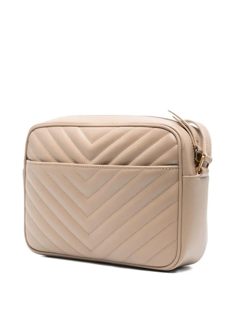 Saint Laurent Chevron logo cross body bag - Neutrals - zdjęcie produktu nr 2