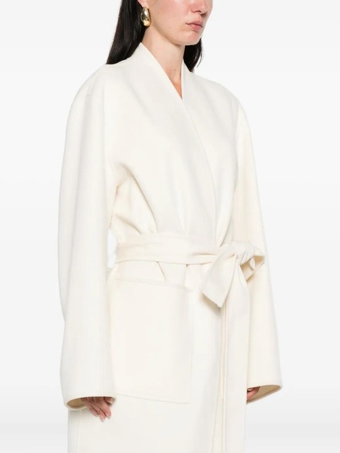 Róhe belted wrap coat - Neutrals - zdjęcie produktu nr 2