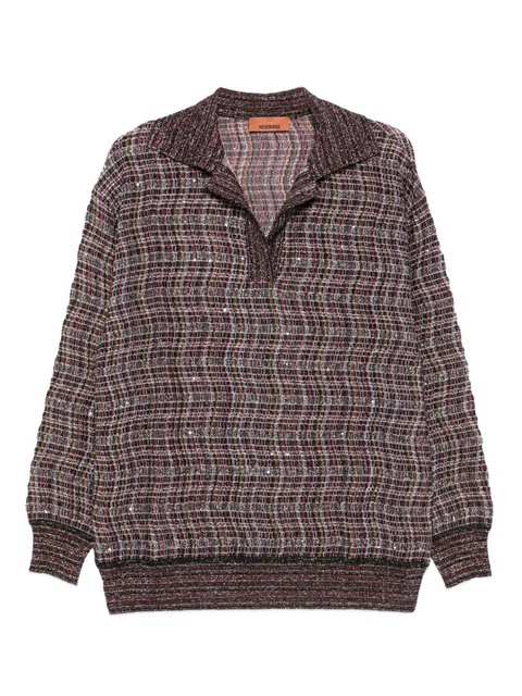 Missoni V-neck sweater - Brown - zdjęcie produktu nr 1