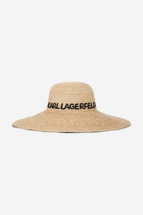 Karl Lagerfeld kapelusz kolor beżowy A2W46054 - zdjęcie produktu nr 2