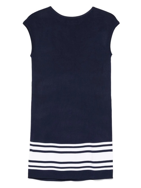Lauren Ralph Lauren stripe-detail short dress - Blue - zdjęcie produktu nr 2