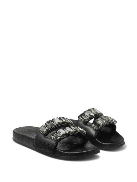 Jimmy Choo Fitz slides - Black - zdjęcie produktu nr 2