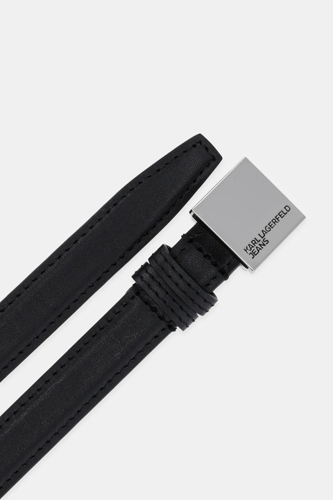 Karl Lagerfeld Jeans pasek damski kolor czarny A1W33125 - zdjęcie produktu nr 2
