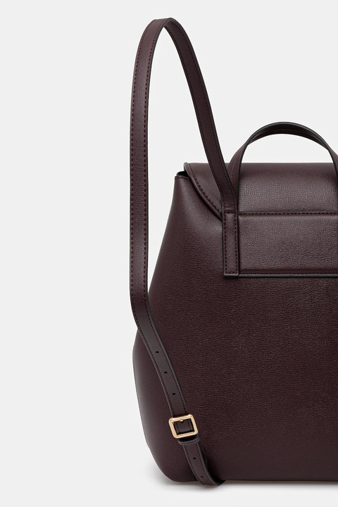 Calvin Klein plecak damski kolor bordowy mały gładki LV04F3297G - zdjęcie produktu nr 2