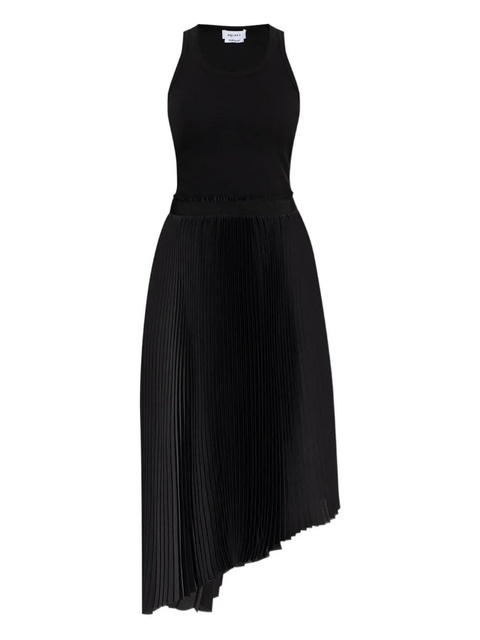 Alexander McQueen pleated asymmetric dress - Black - zdjęcie produktu nr 1